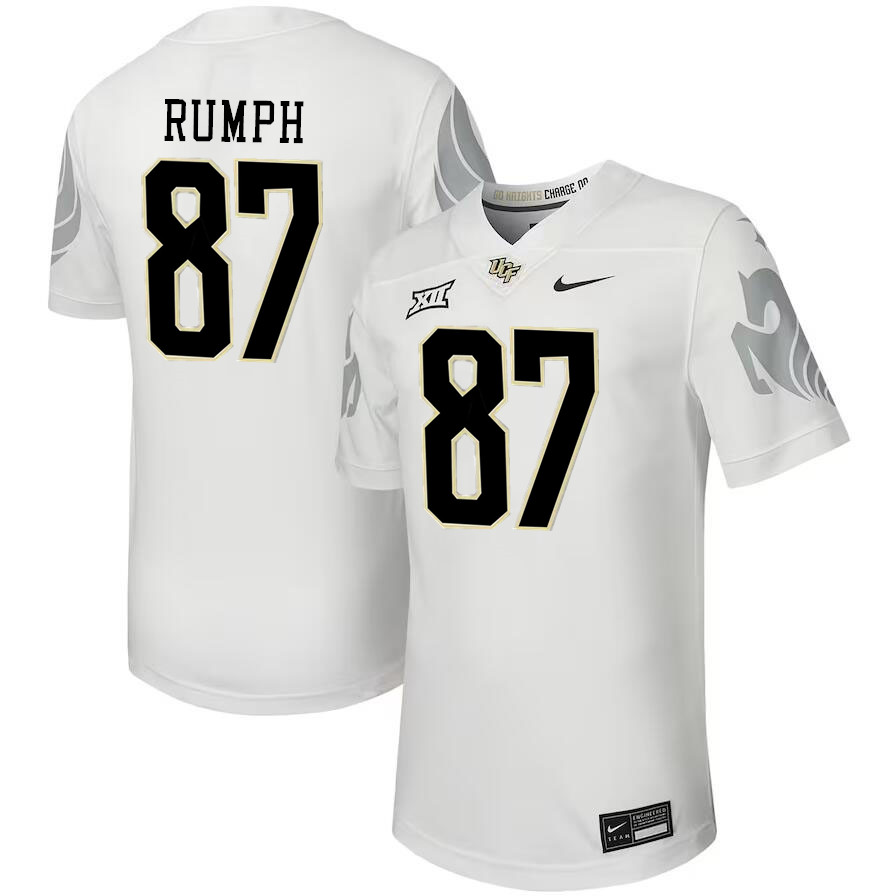 Men #87 Andrew Rumph UCF Knights Big 12 Conference College Football Jerseys Stitched-Black